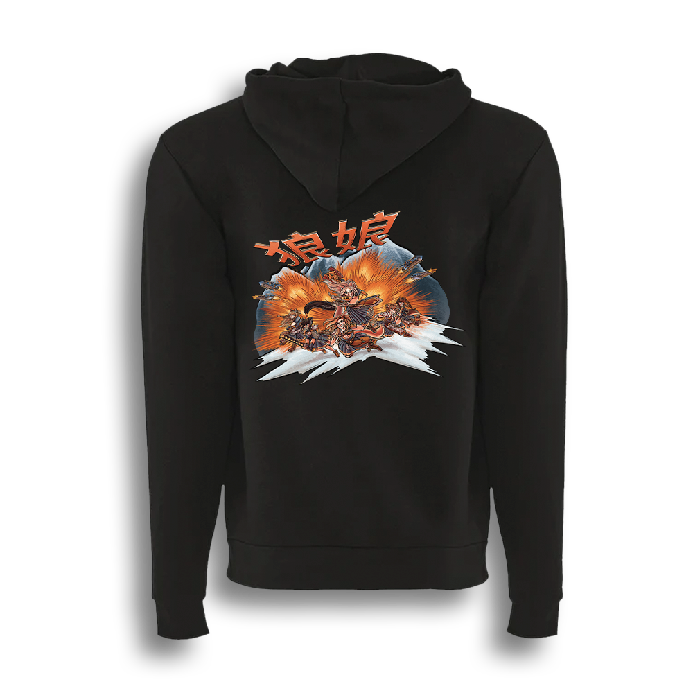 Poorhammer | Space Ōkamimusume - Zip Up Hoodie