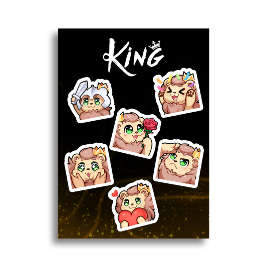 The King | Ari The Lion Vol. 1 - Sticker Sheet